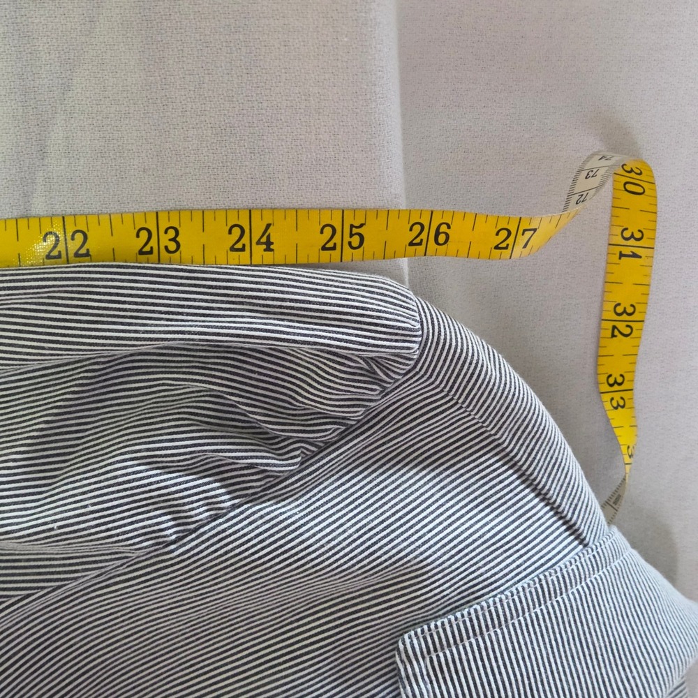 Lauren Ralph Lauren Blazer Women Large Navy White Striped Excellent Tailored - Picture 7 of 10